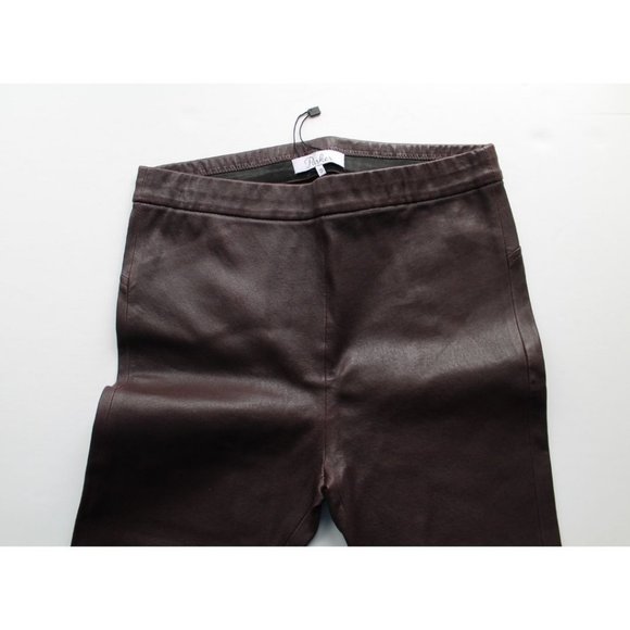 Parker Becker Genuine Leather Pant Oxford Blood Size XS P6I3211LEA BNWOT - Picture 5 of 7